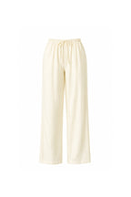Waist Elastic Detail Yellow Modal Trousers