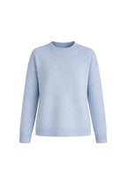 Crew Neck Baby Blue Basic Sweater