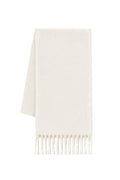 Soft Textured Ecru Basic Scarf
