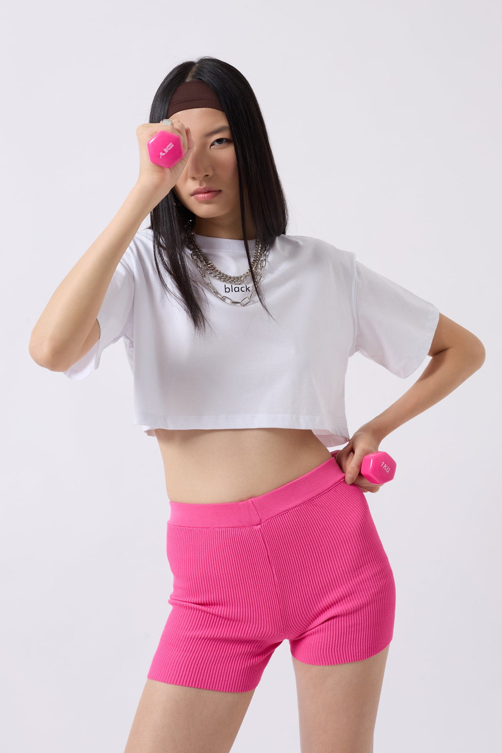 Biker Fuchsia Shorts