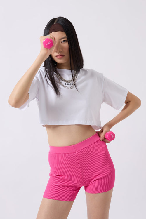 Biker Fuchsia Shorts