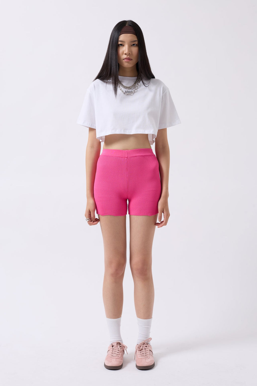 Biker Fuchsia Shorts