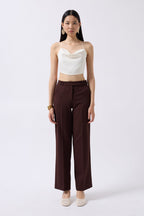 Degaje Neck Back Detay Ecru Blouse