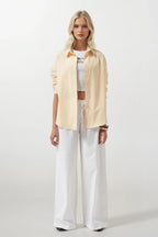 Striped Basic Yellow Shirt