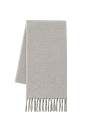 Soft Textured Gray Basic Scarf