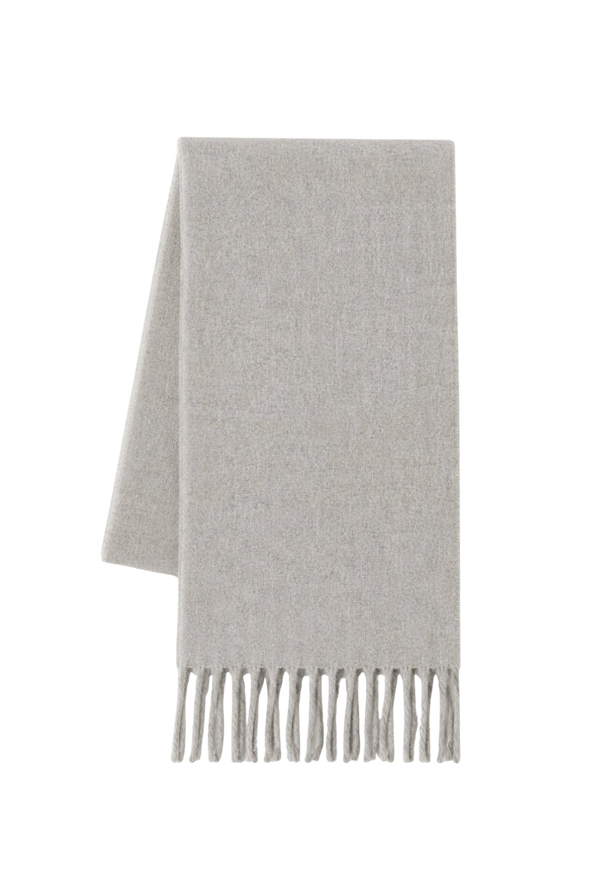Soft Textured Gray Basic Scarf