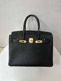 Handmade Genuine Leather 25 Top Handle Bag