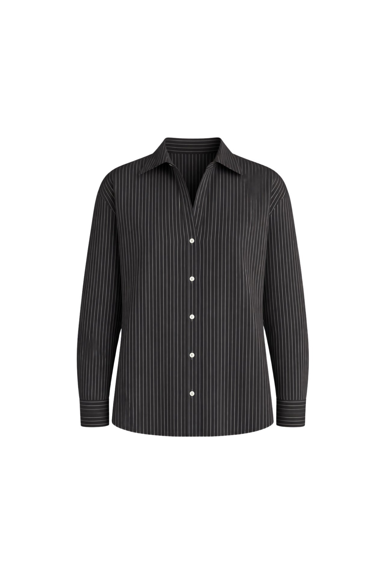 Striped Brown Oversize Shirt