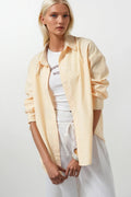 Striped Basic Yellow Shirt