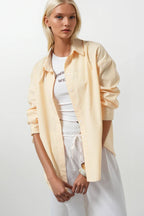 Striped Basic Yellow Shirt