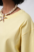 Basic Oversize Yellow T-Shirt