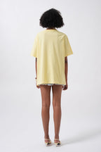 Basic Oversize Yellow T-Shirt