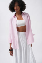 Striped Basic Pink Shirt