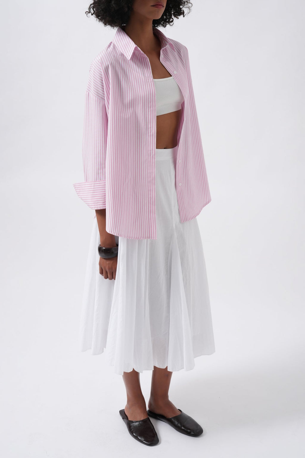 Striped Basic Pink Shirt
