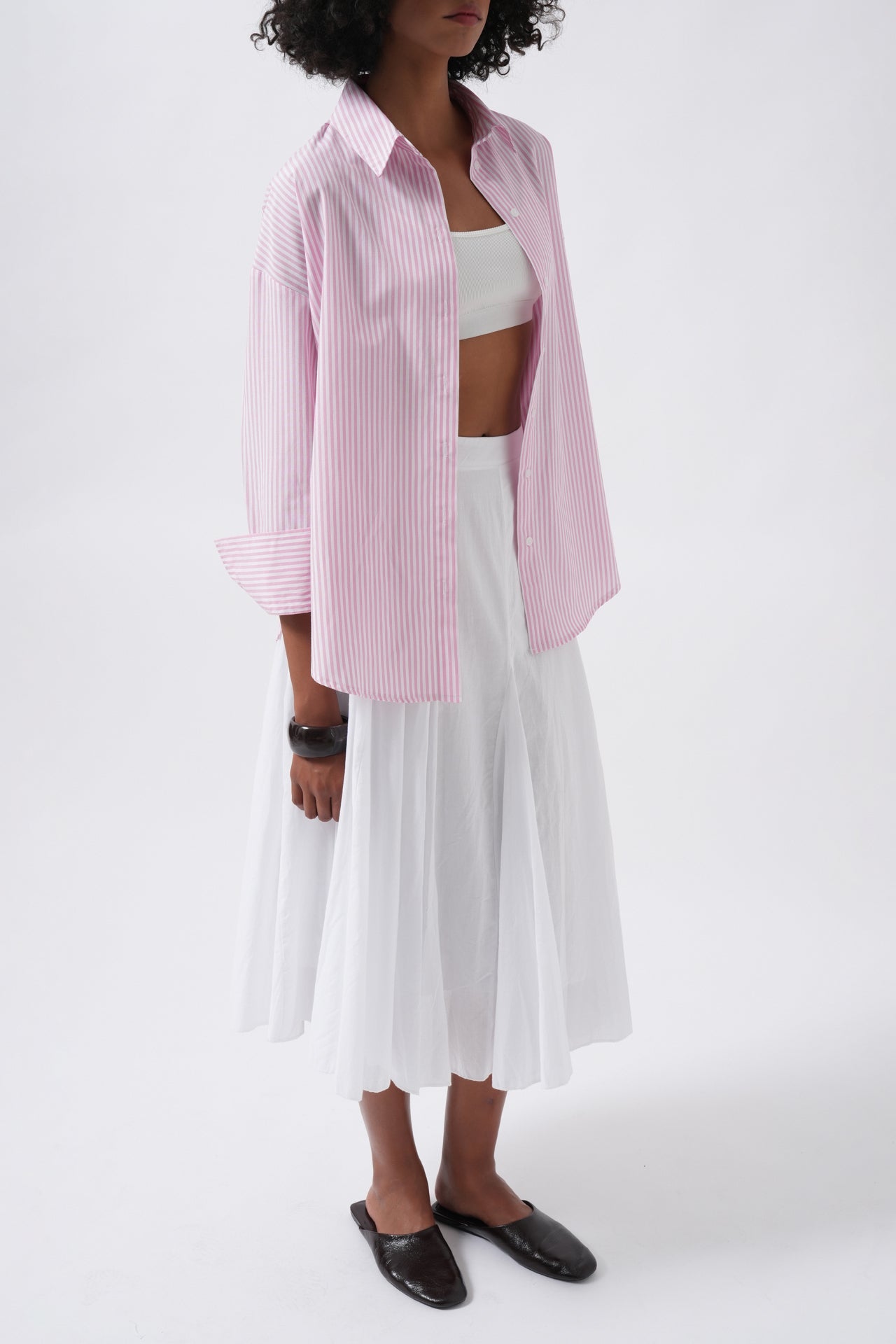 Striped Basic Pink Shirt