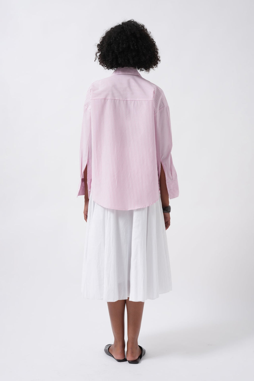 Striped Basic Pink Shirt