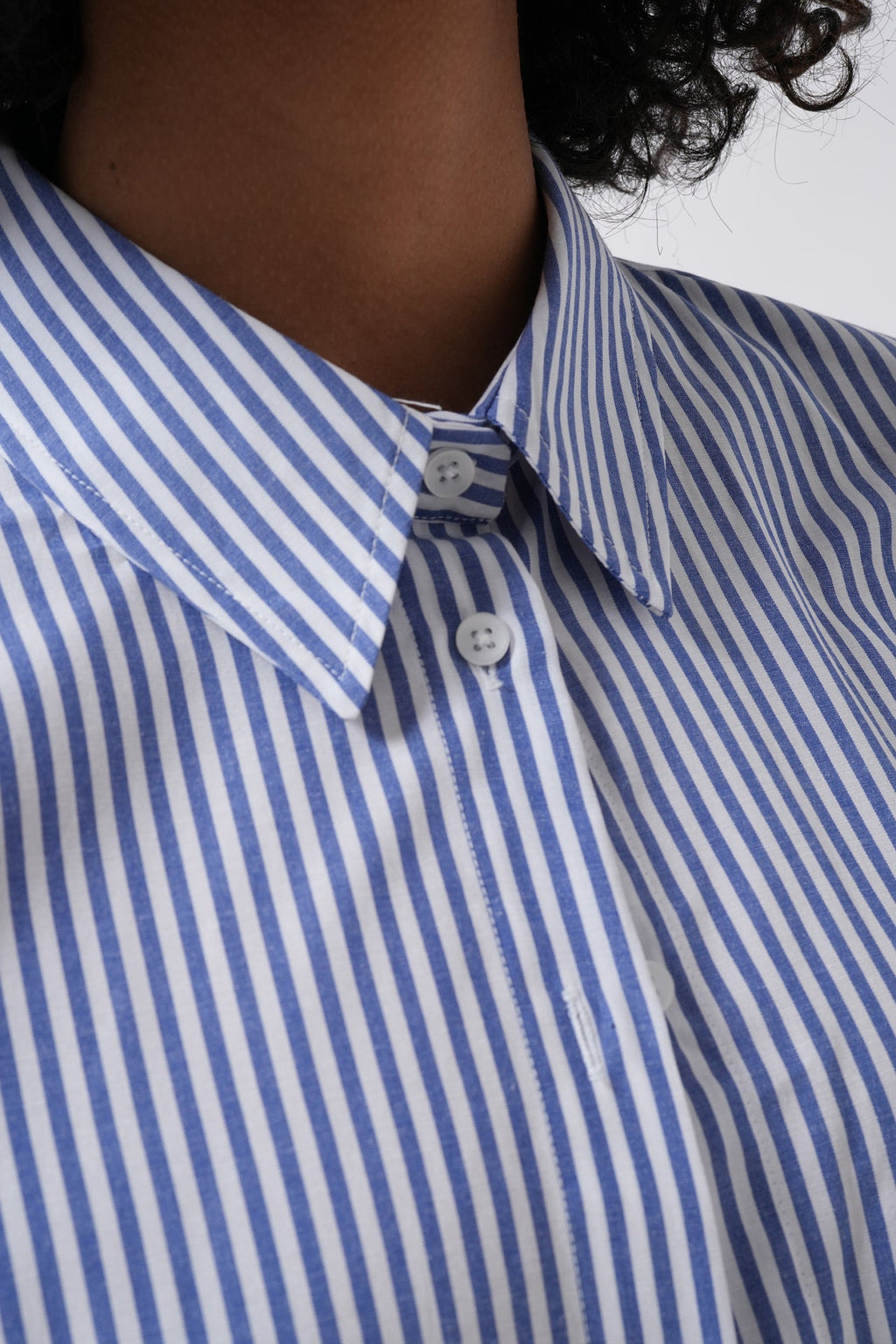 Striped Basic Blue Shirt