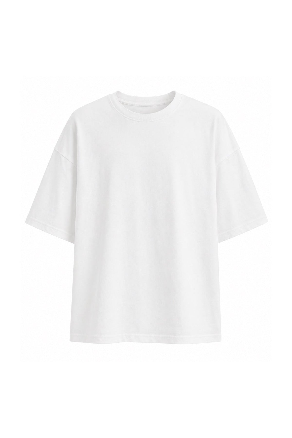 Oversized Basic White T-Shirt