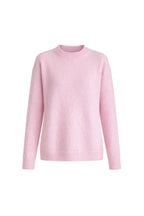 Crew Neck Pink Basic Sweater