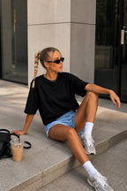Oversized Basic Black T-Shirt