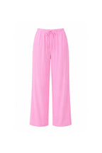 Waist Elastic Detail Pink Modal Trousers