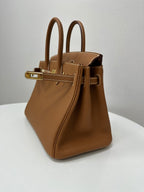 Handmade Genuine Leather 25 Top Handle Bag
