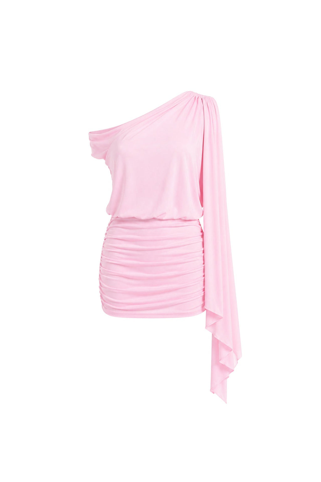 Pink mini dress