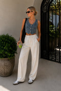 Denim Pocket Light Blue Vest