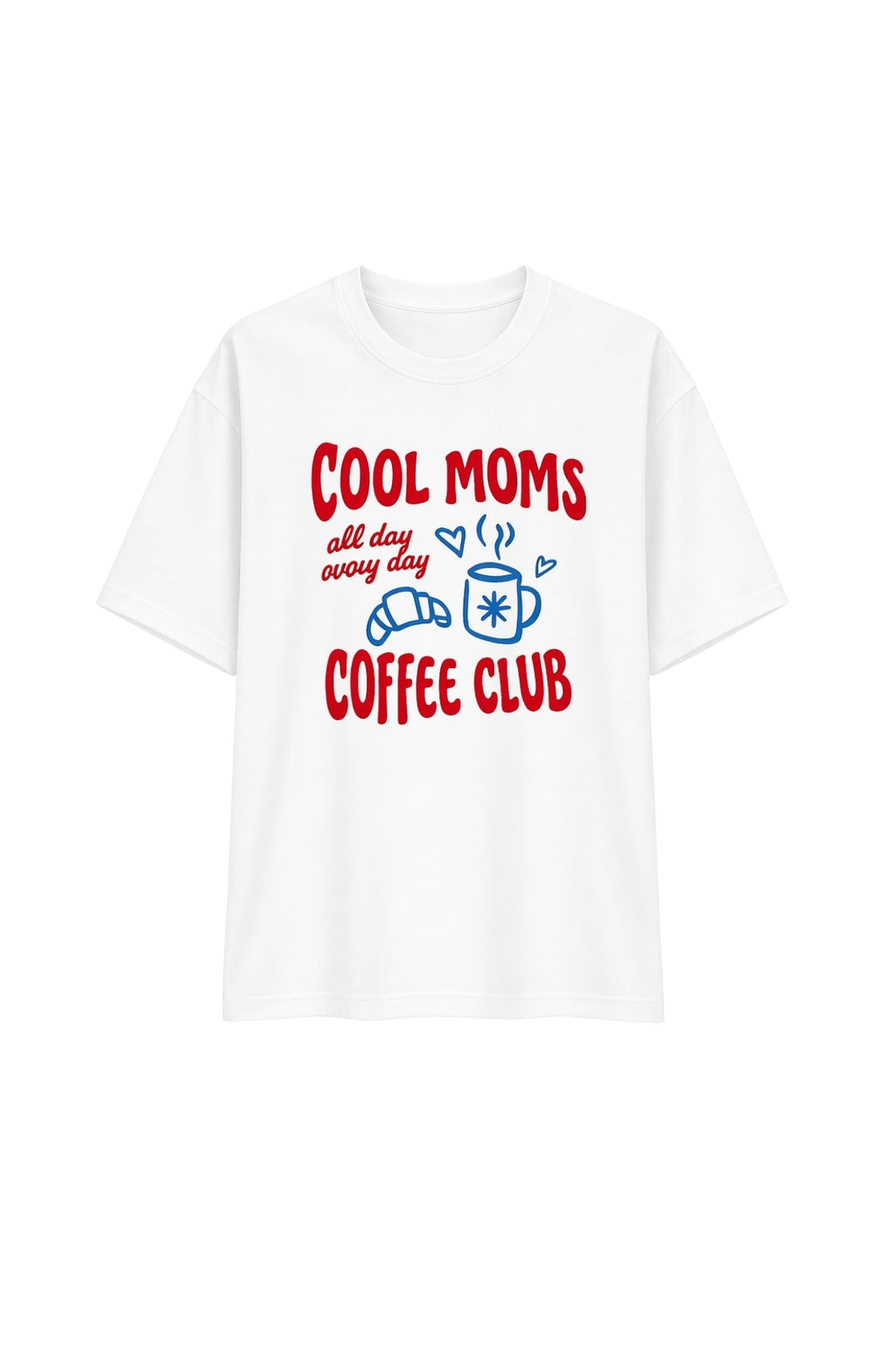 Cool Mom Print White T-Shirt