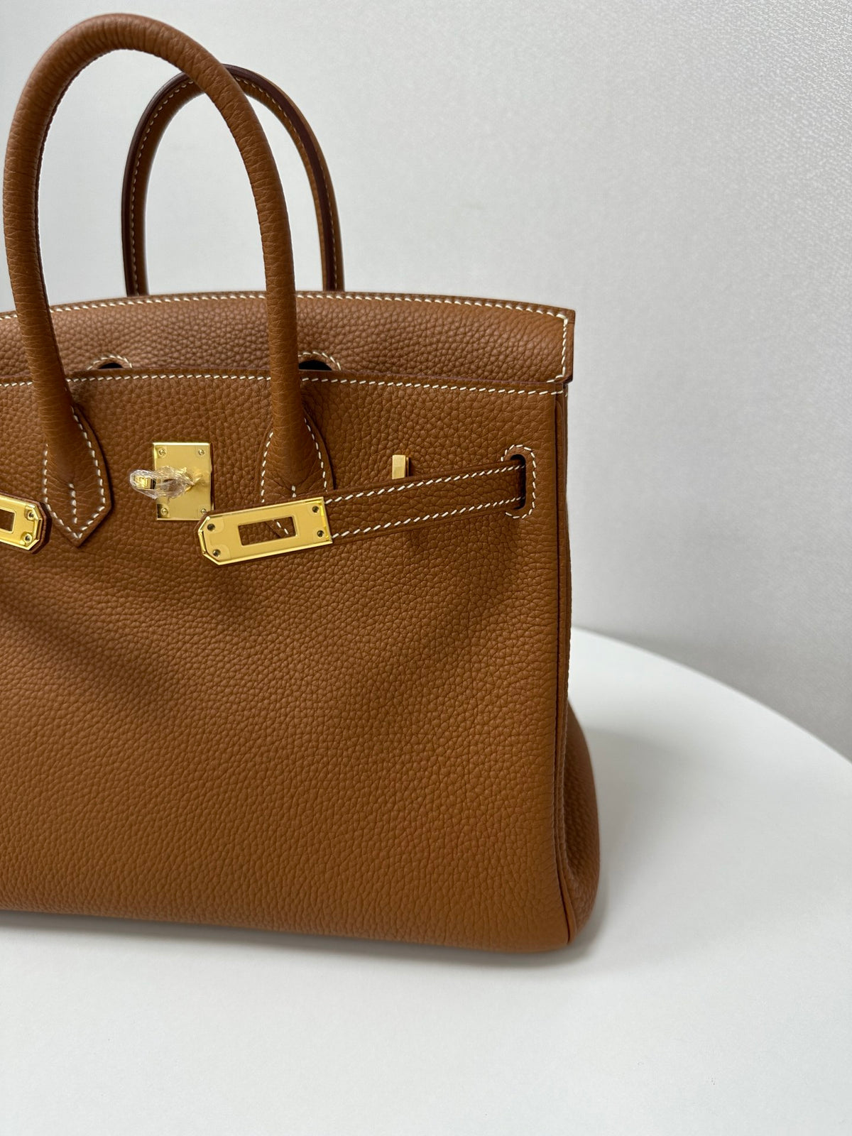Handmade Genuine Leather 25 Top Handle Bag