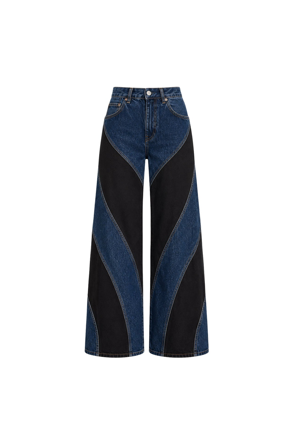 Garnished Two Color Jean