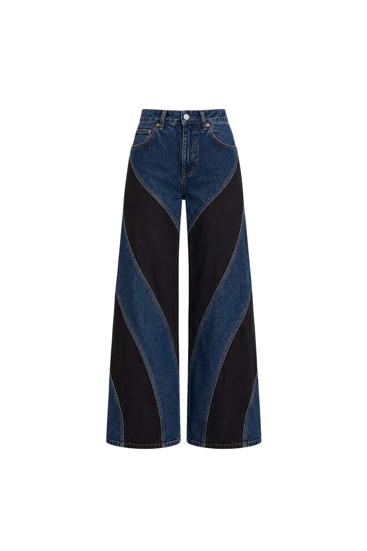 Garnished Two Color Jean