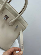 Handmade Genuine Leather 25 Top Handle Bag