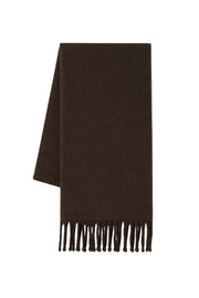 Soft Textured Brown Basic Scarf