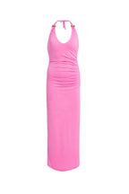 Accessory Detail Maxi Pink Dress