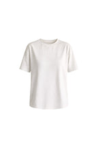 Crew Neck Stone Detail White T-Shirt
