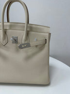 Handmade Genuine Leather 25 Top Handle Bag