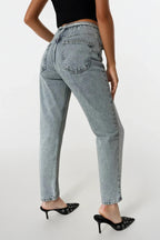 Waisttsiz Low Waist Light Blue Jeans