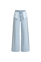 Pocket Detail Reverse Stitch Blue Jean