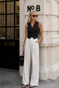 Striped Black Vest