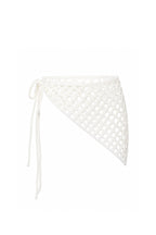 Binding Detail Knitted Ecru Waist Accessory