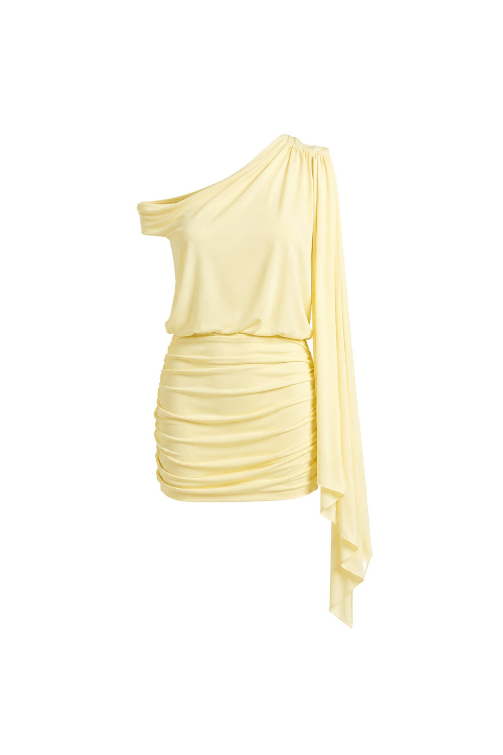 Yellow mini dress