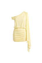Yellow mini dress
