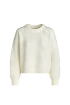 Knit Detail Basic Ecru Knit Sweater