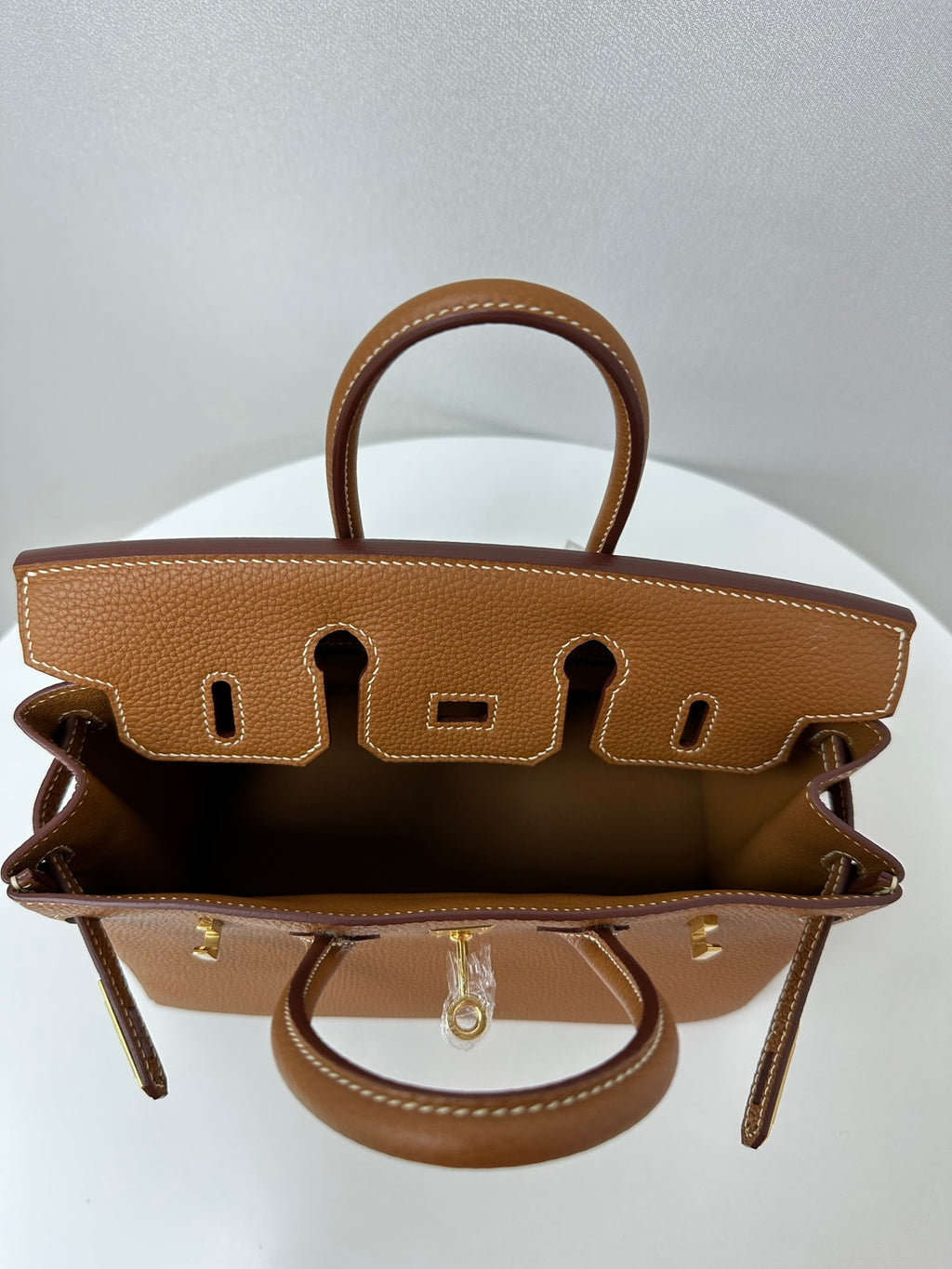 Handmade Genuine Leather 25 Top Handle Bag