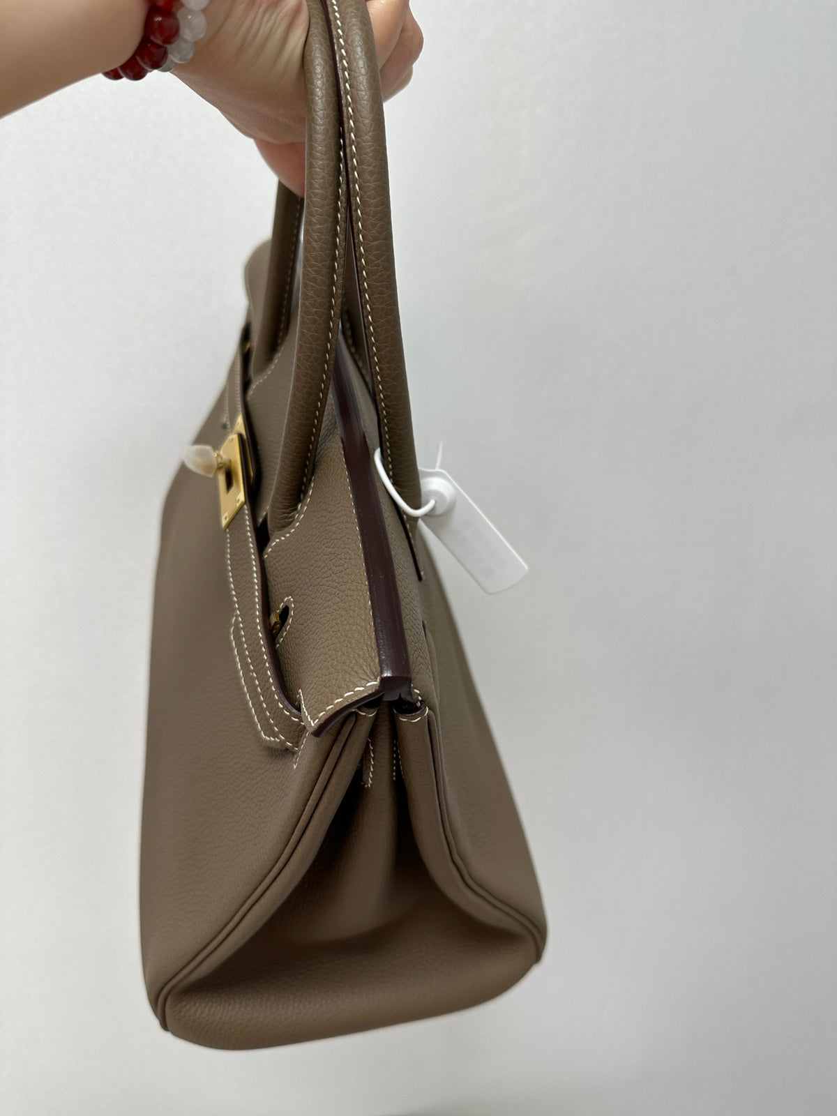 Handmade Genuine Leather 25 Top Handle Bag