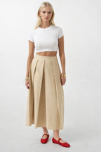 Stretch Basic Crop White T-Shirt