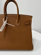 Handmade Genuine Leather 25 Top Handle Bag