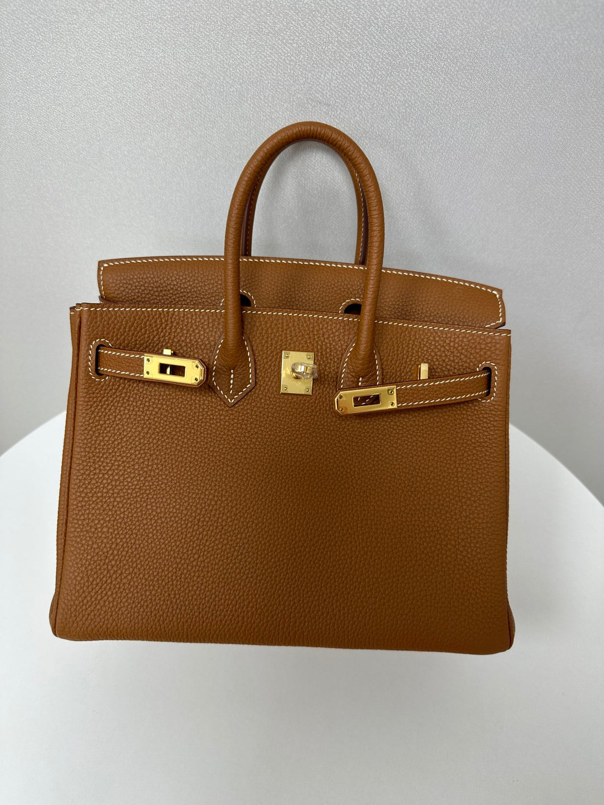 Handmade Genuine Leather 25 Top Handle Bag