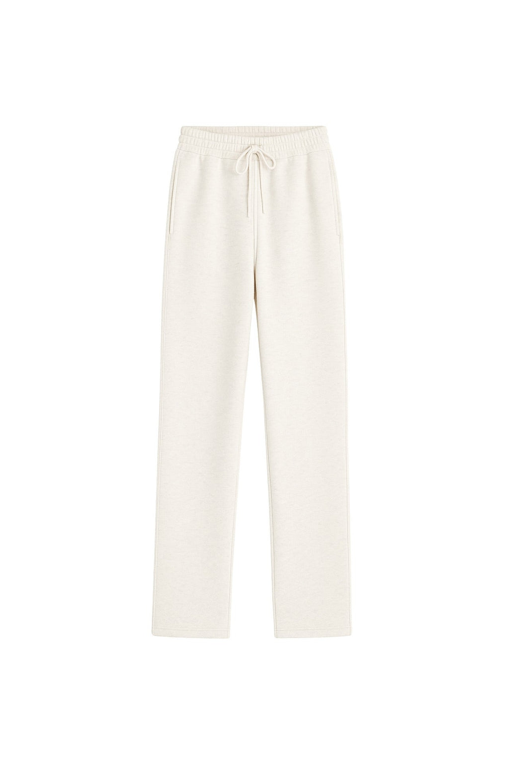 Waist Elastic Boru Leg Ecru Tracksuit Alti